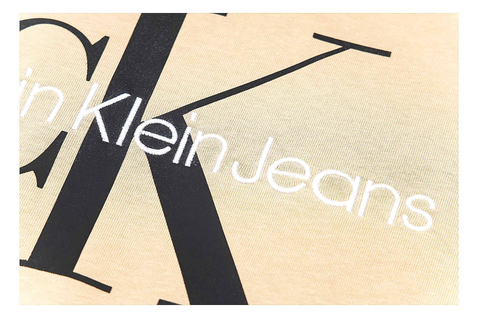 kakoscout.com Calvin Klein Cream Logo Logo Tee 0597 Cream Logo short-sleeve-tee product image thumbnail 4