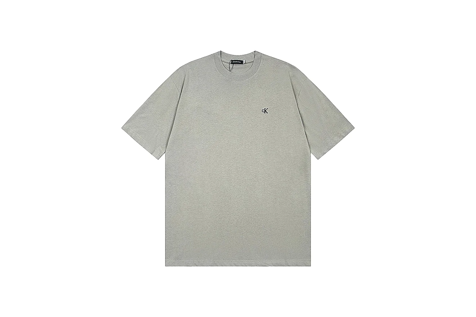 kakoscout.com Calvin Klein Grey Small Logo Logo Tee 0554 Grey Small Logo short-sleeve-tee product image