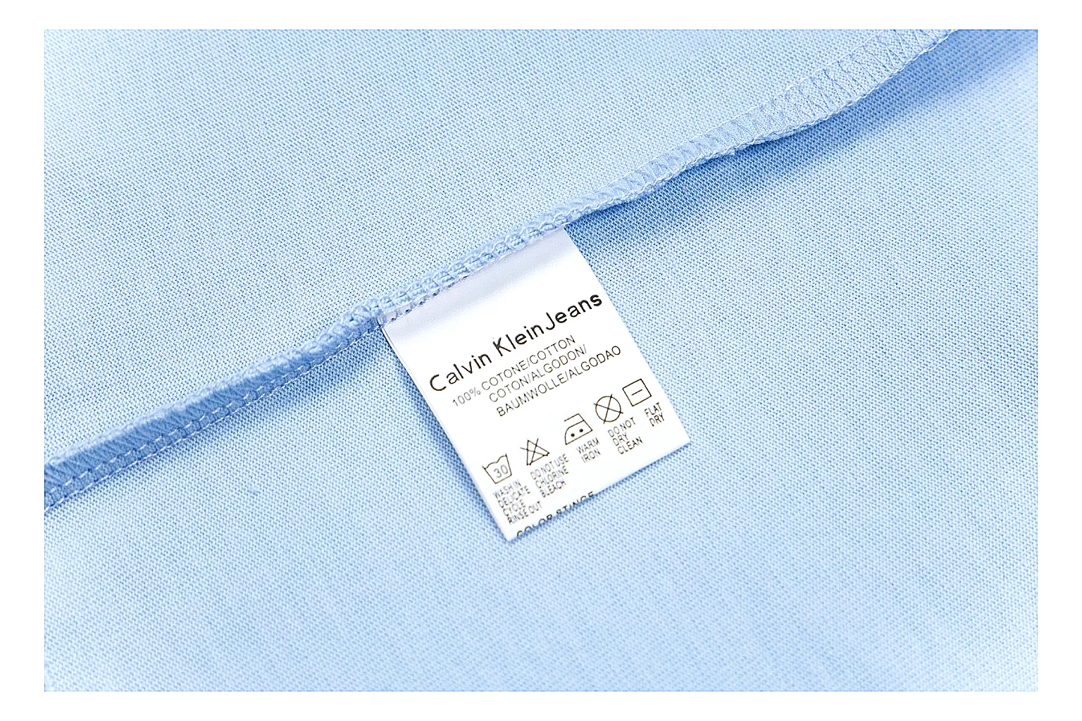 kakoscout.com Calvin Klein Light Blue Logo Logo Tee 0602 Light Blue Logo short-sleeve-tee product image thumbnail 3