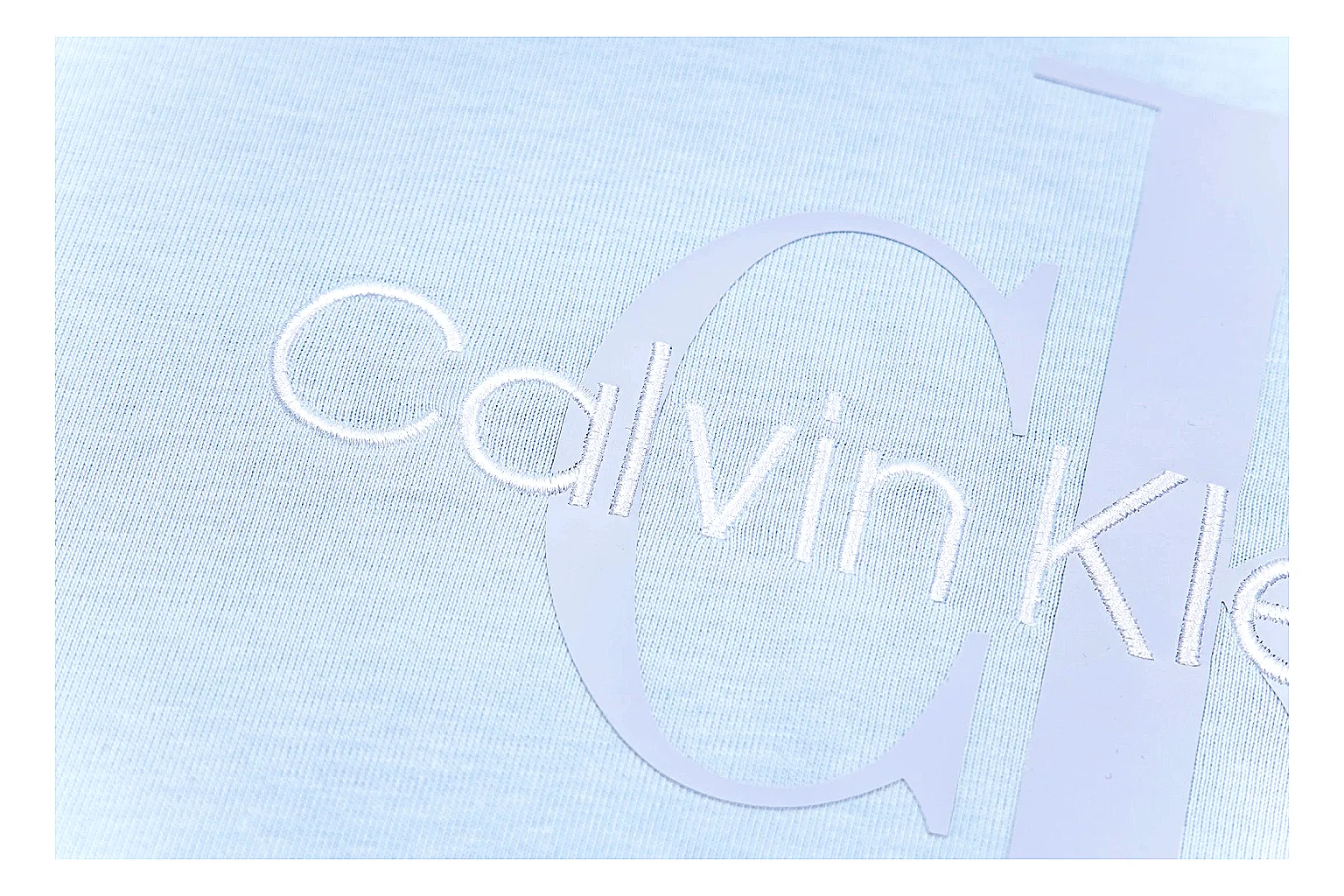kakoscout.com Calvin Klein Light Blue Logo Logo Tee 0602 Light Blue Logo short-sleeve-tee product image thumbnail 4