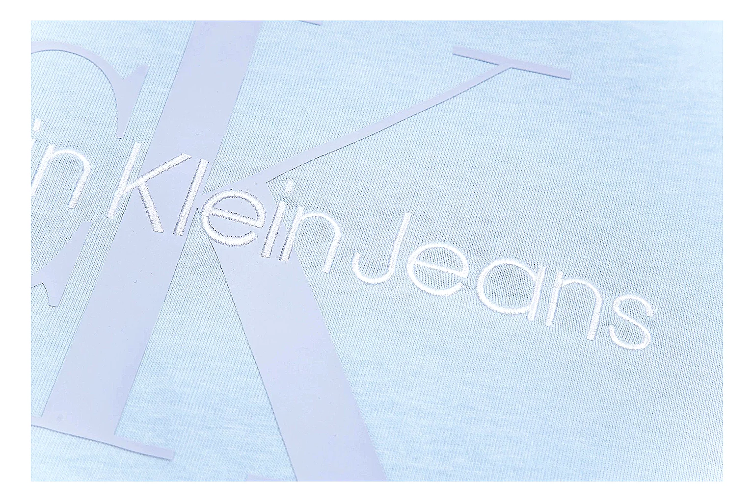 kakoscout.com Calvin Klein Light Blue Logo Logo Tee 0602 Light Blue Logo short-sleeve-tee product image thumbnail 5