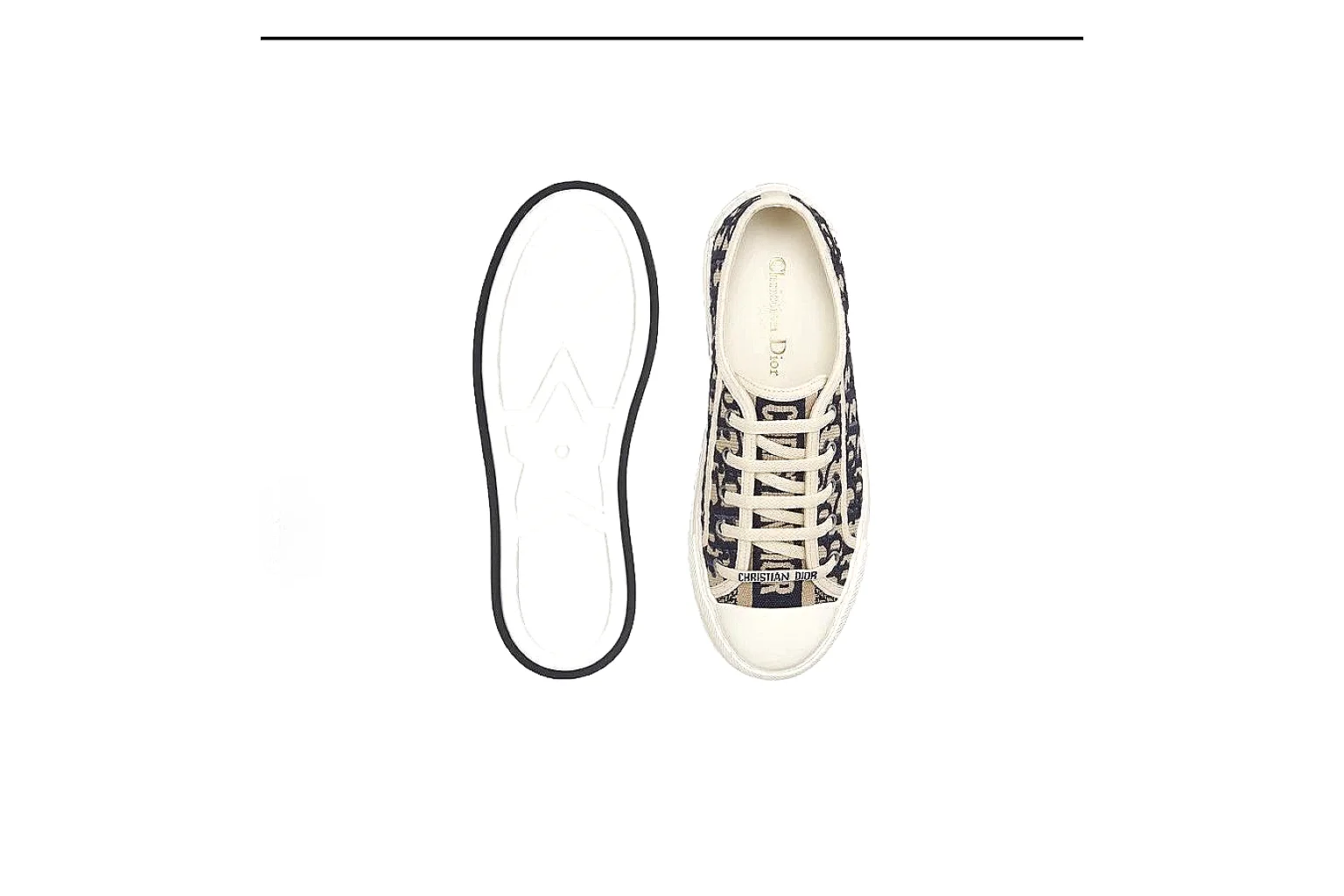 Converse pattern low sneaker Cream Brown 3915 comparison signal note six-photo gallery thumbnail 4