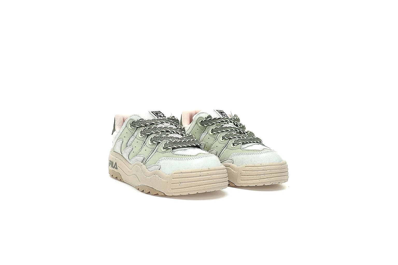 Kako Scout comparison images for Fila Beige Green Low Sneaker thumbnail 5