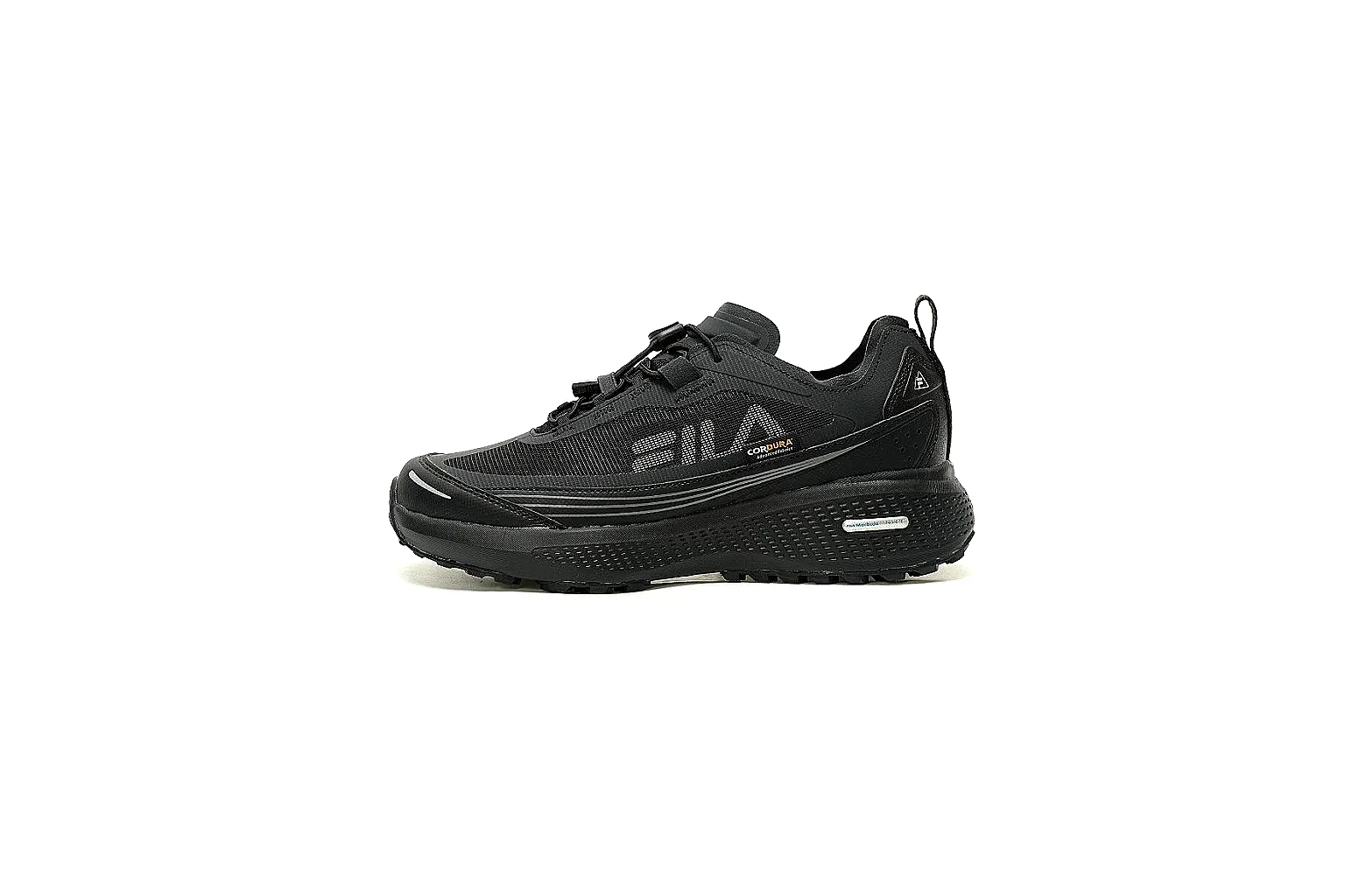 FILA 3203 black trail low sneaker with side logo and Cordura label thumbnail 2