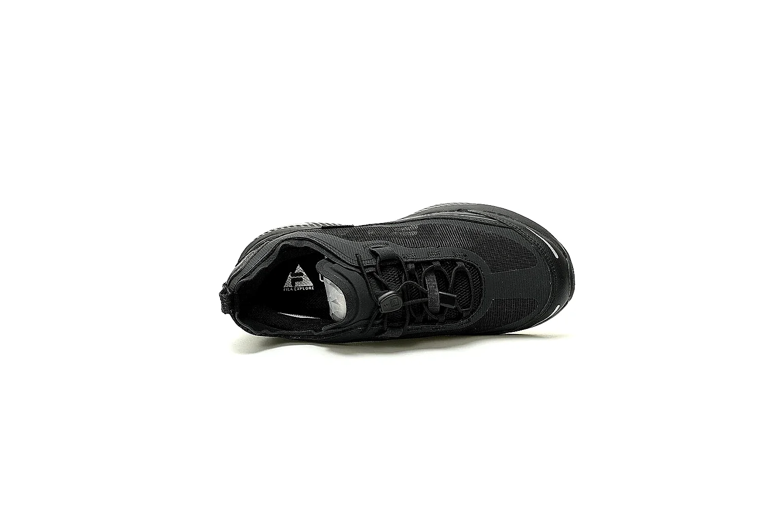 FILA 3203 black trail low sneaker with side logo and Cordura label