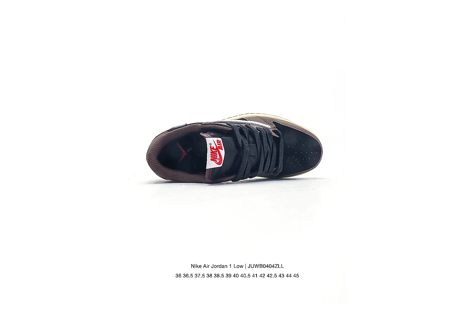 Jordan 1 Low Black Olive Sneaker 8968 comparison gallery with QC evidence thumbnail 3