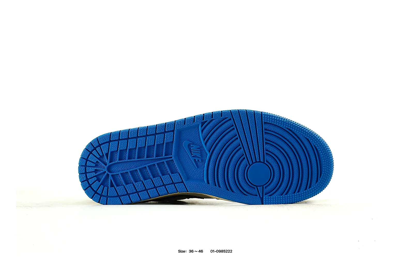 Jordan 1 Low Blue Gold Sneaker 6788 comparison gallery with QC evidence thumbnail 5