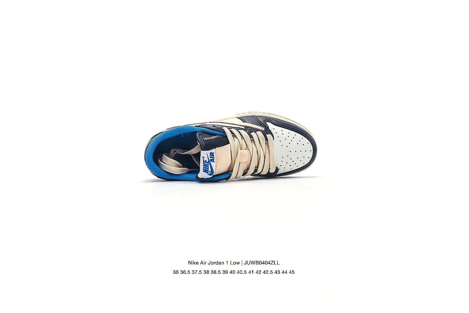 Jordan 1 Low Blue Sail Sneaker 8979 comparison gallery with QC evidence thumbnail 3