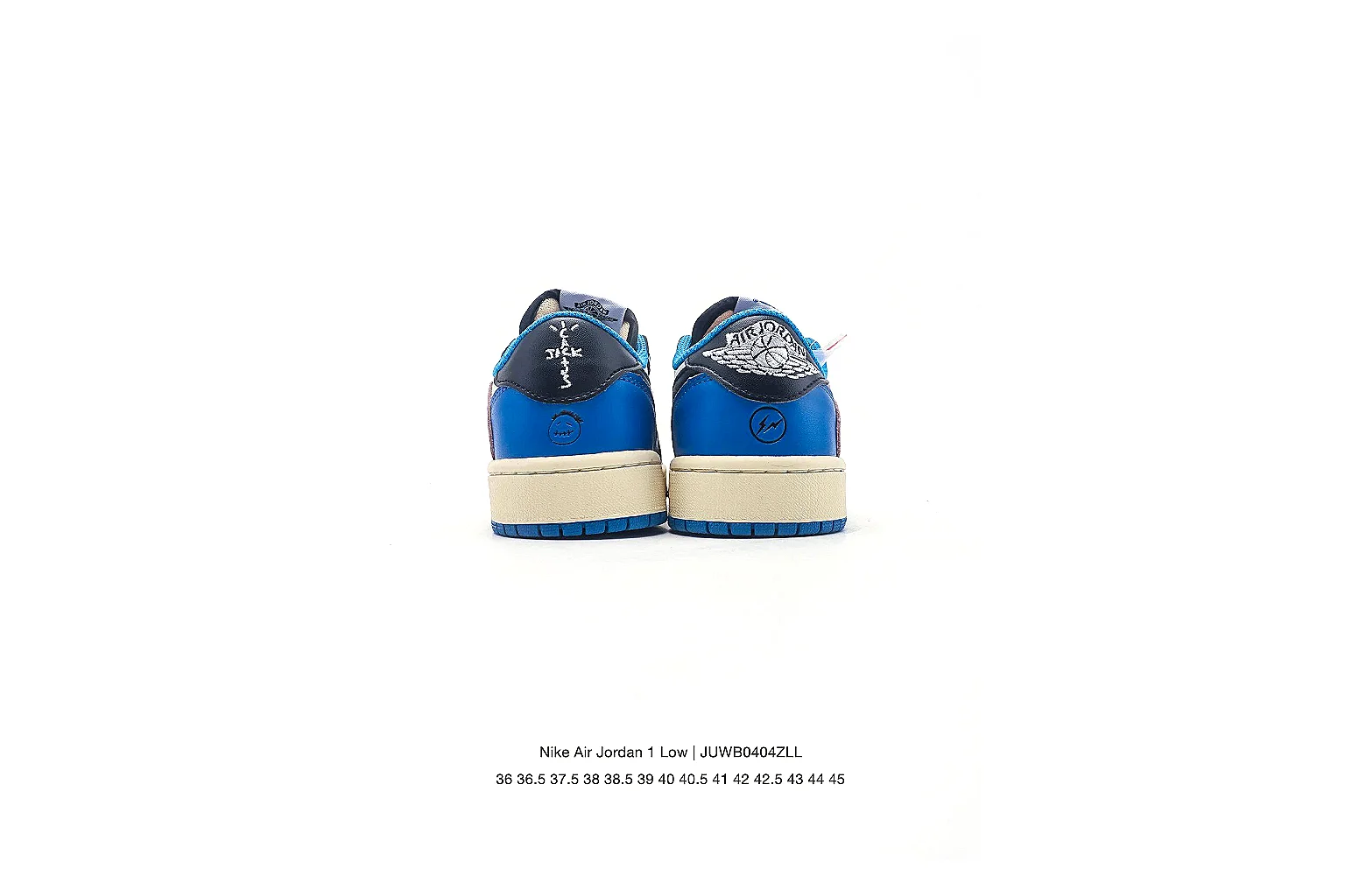 Jordan 1 Low Blue Sail Sneaker 8979 comparison gallery with QC evidence thumbnail 4