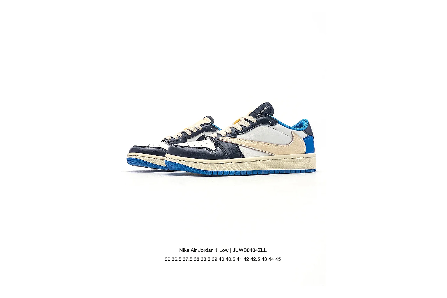Jordan 1 Low Blue Sail Sneaker 8979 comparison gallery with QC evidence thumbnail 6