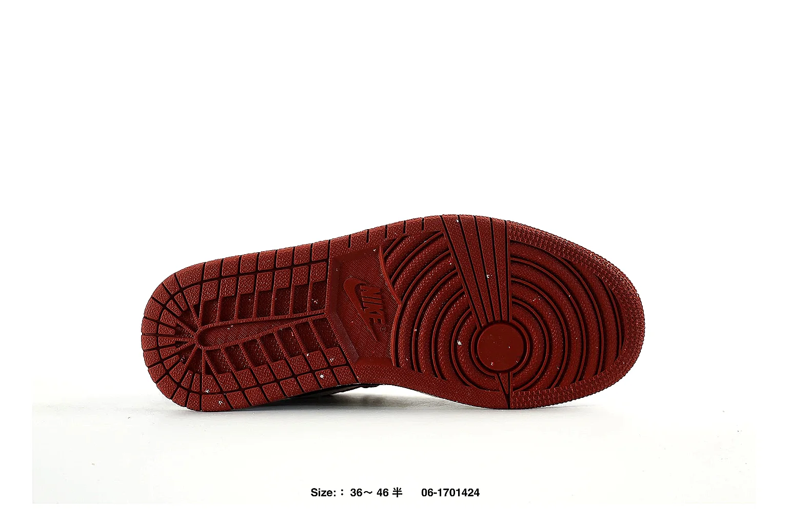 Jordan 1 Low Red White Sneaker 6348 comparison gallery with QC evidence thumbnail 5