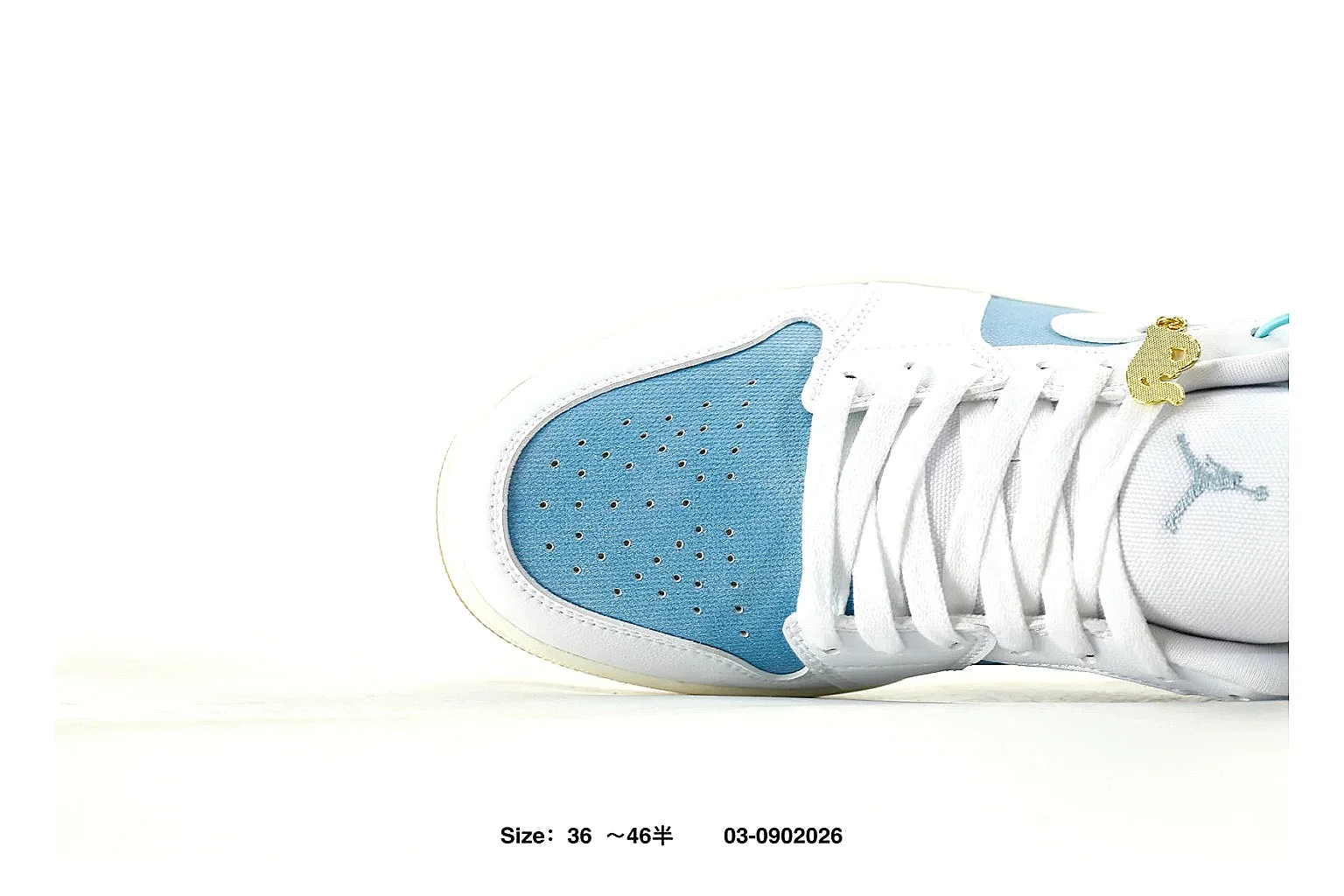 Jordan 1 Low Sky Blue Sneaker 6792 comparison gallery with QC evidence thumbnail 4