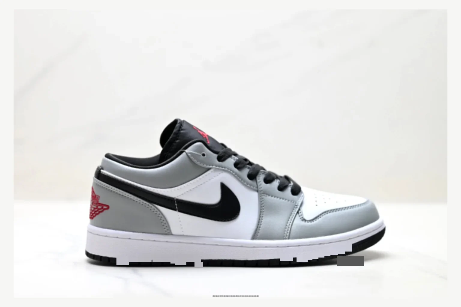 Jordan Air Jordan 1 Low Gray White comparison proof image SKU 1182167486