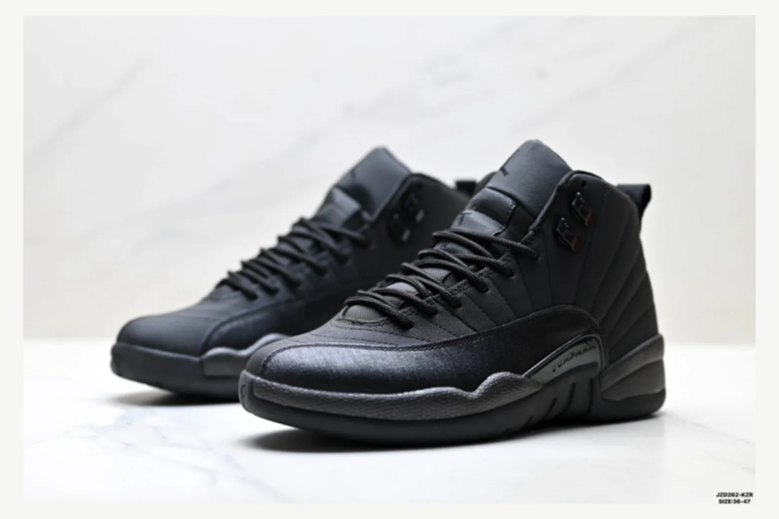 Jordan Air Jordan 12 Black High Top comparison proof image SKU 1182167523 thumbnail 3