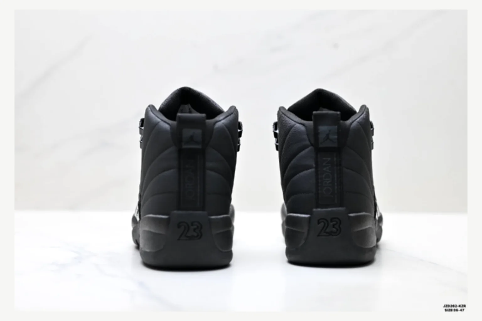 Jordan Air Jordan 12 Black High Top comparison proof image SKU 1182167523 thumbnail 5