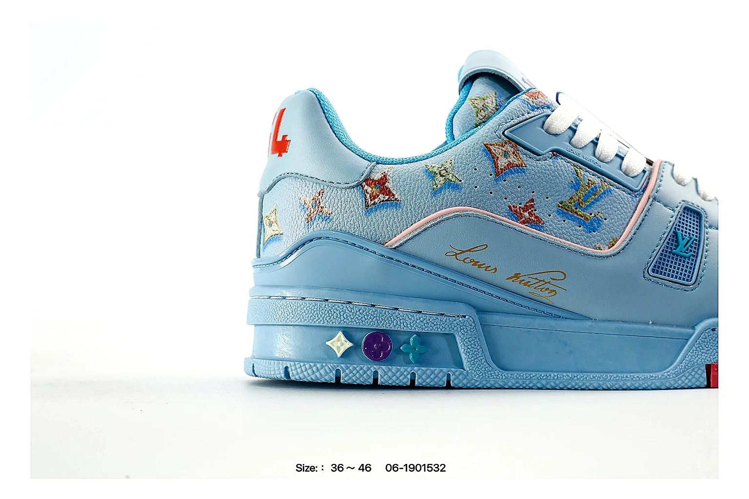 Jordan Air Jordan 4 University Blue Sneaker 2701 comparison gallery with QC evidence thumbnail 6