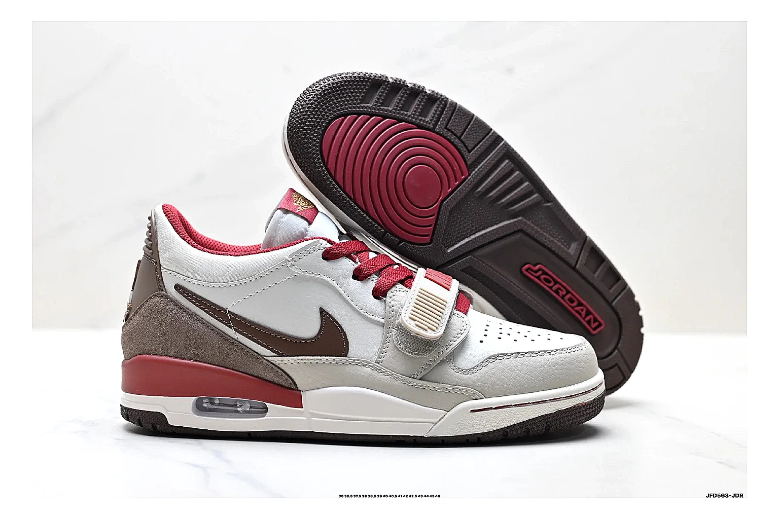 kakoscout.com Jordan Air Jordan 4 White Red comparison signal card six-photo gallery thumbnail 4