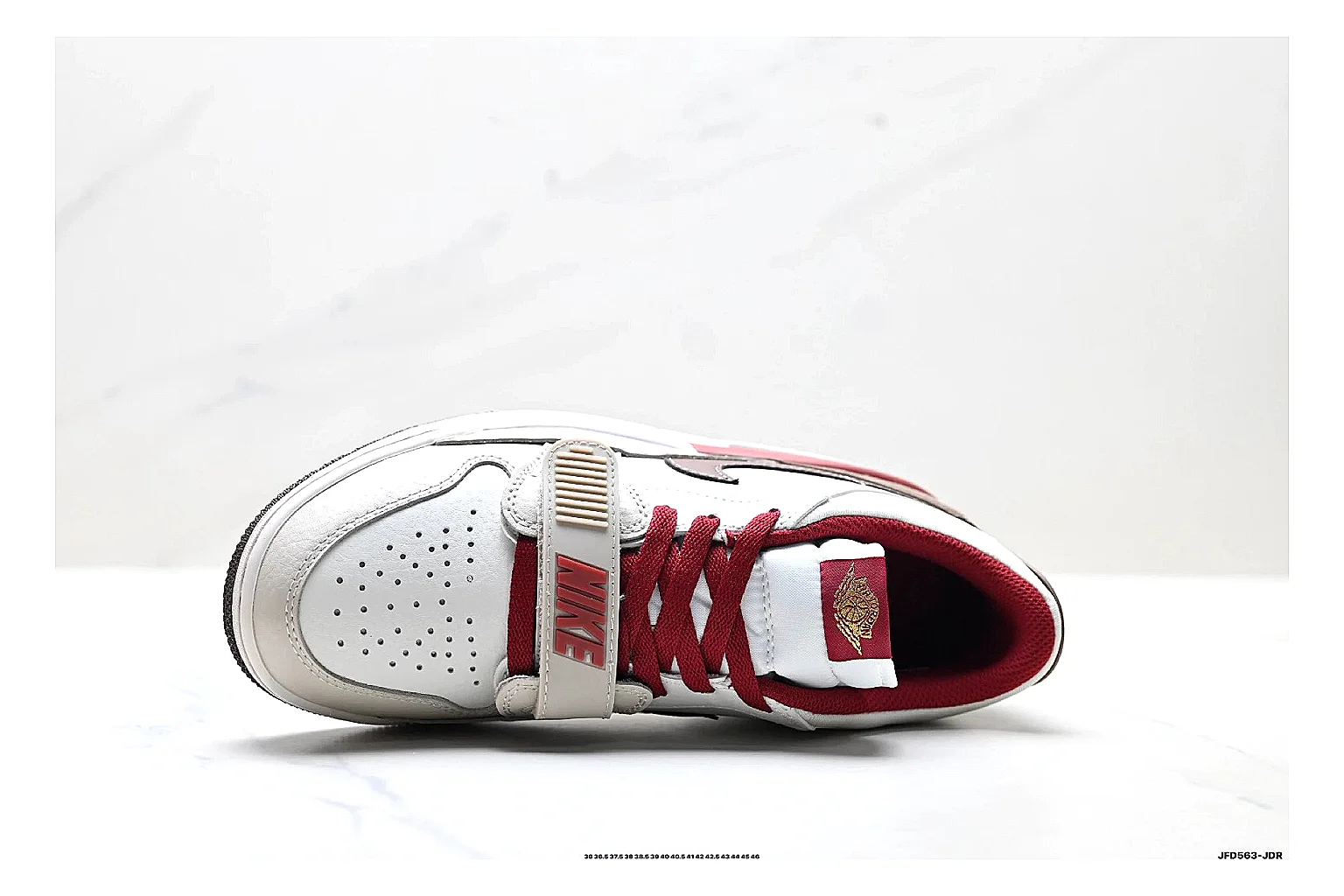 kakoscout.com Jordan Air Jordan 4 White Red comparison signal card six-photo gallery thumbnail 6