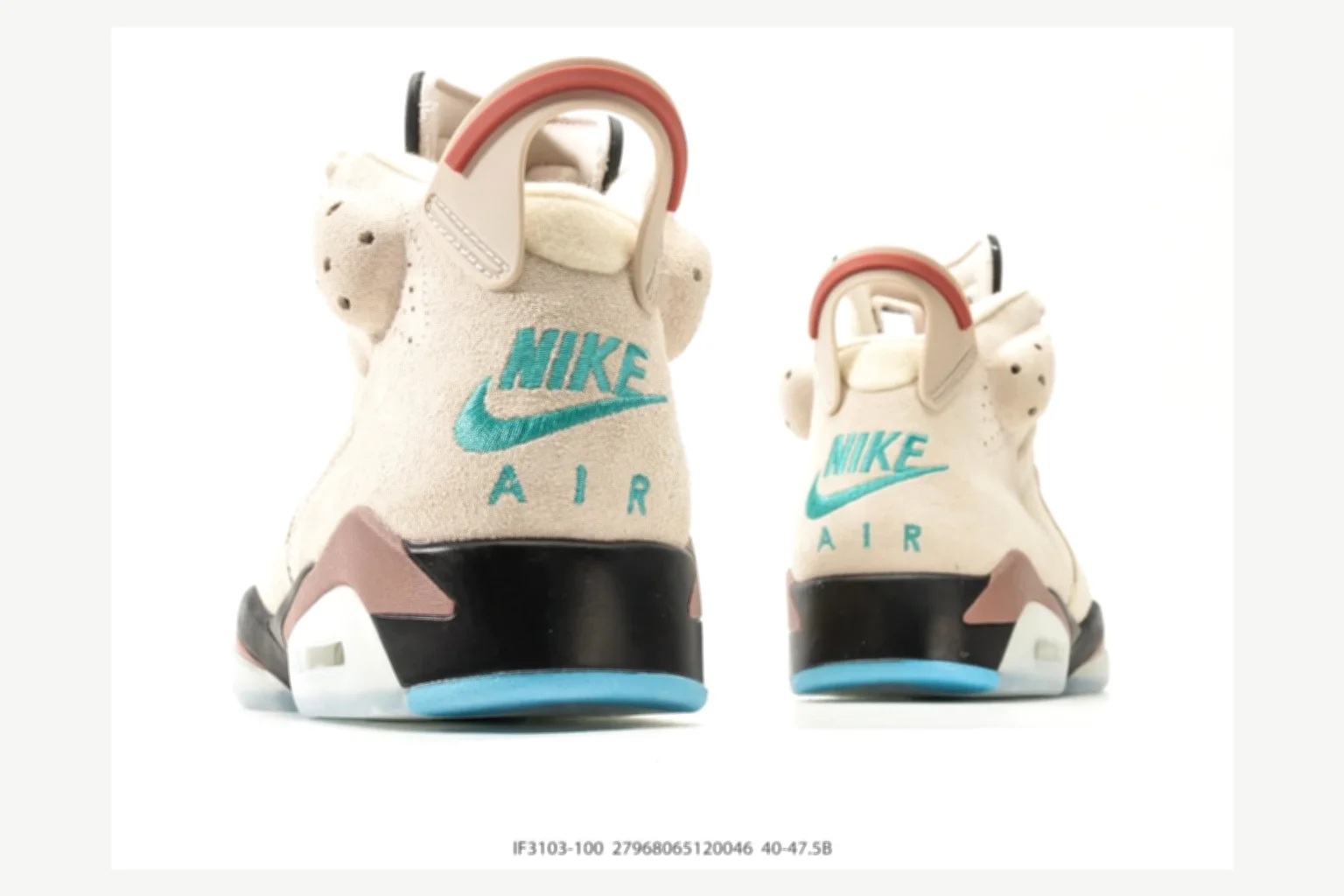 Jordan Air Jordan 6 Retro Black White High Top comparison proof image SKU 1182167249 thumbnail 5