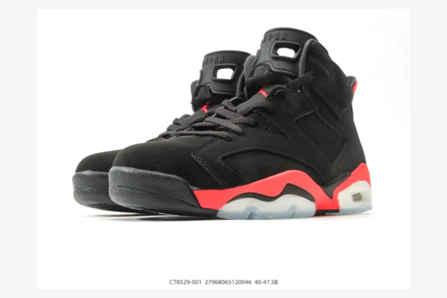 Jordan Air Jordan 6 Retro Black Gray High Top comparison proof image SKU 1182167253 thumbnail 4