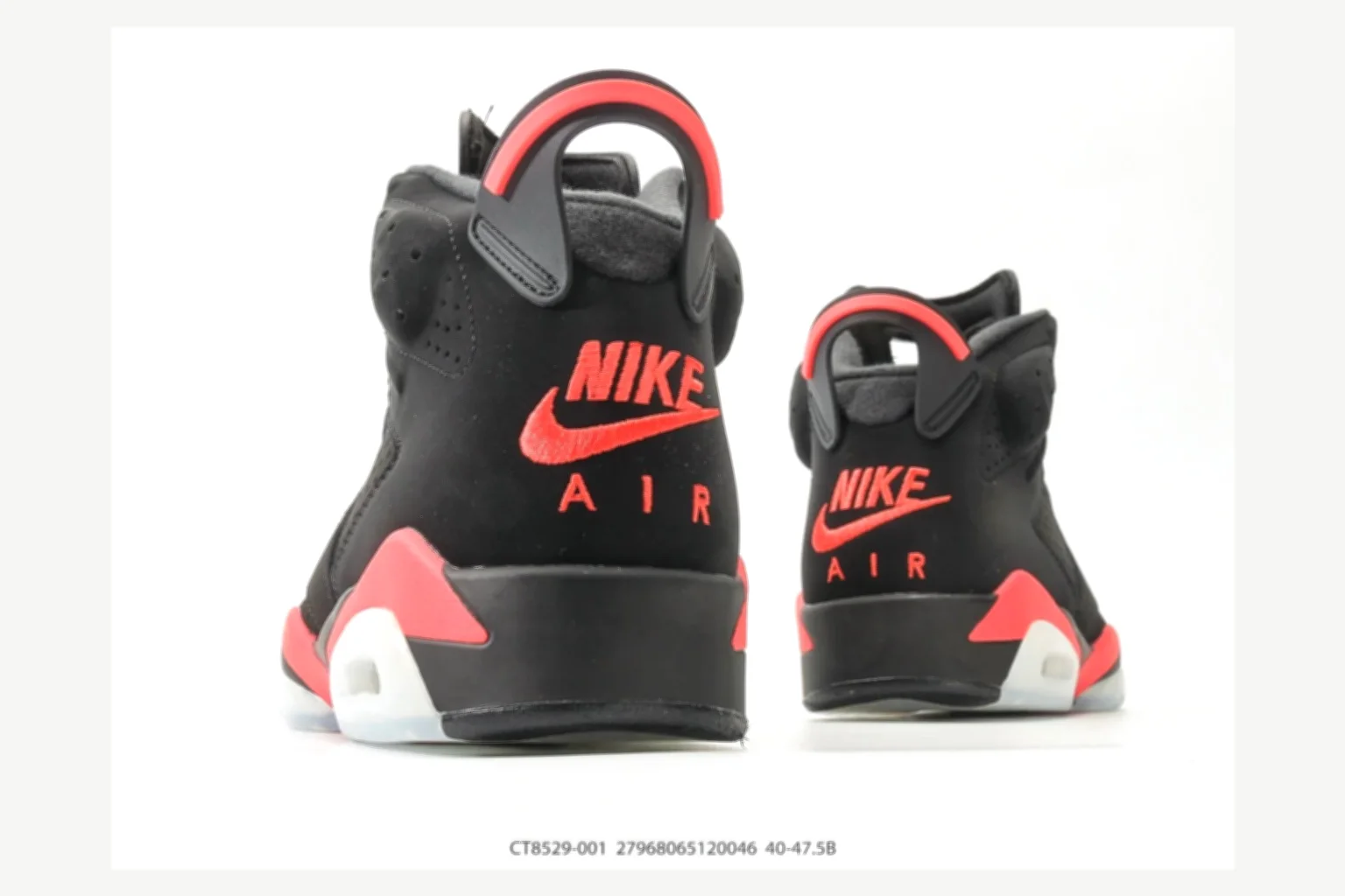 Jordan Air Jordan 6 Retro Black Gray High Top comparison proof image SKU 1182167253 thumbnail 5