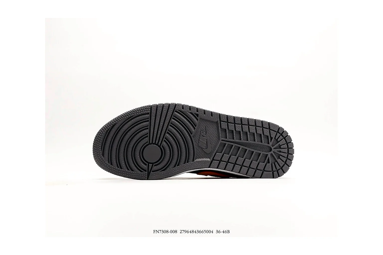 Jordan Air Jordan 1 Low Black Orange retro basketball low six photo view