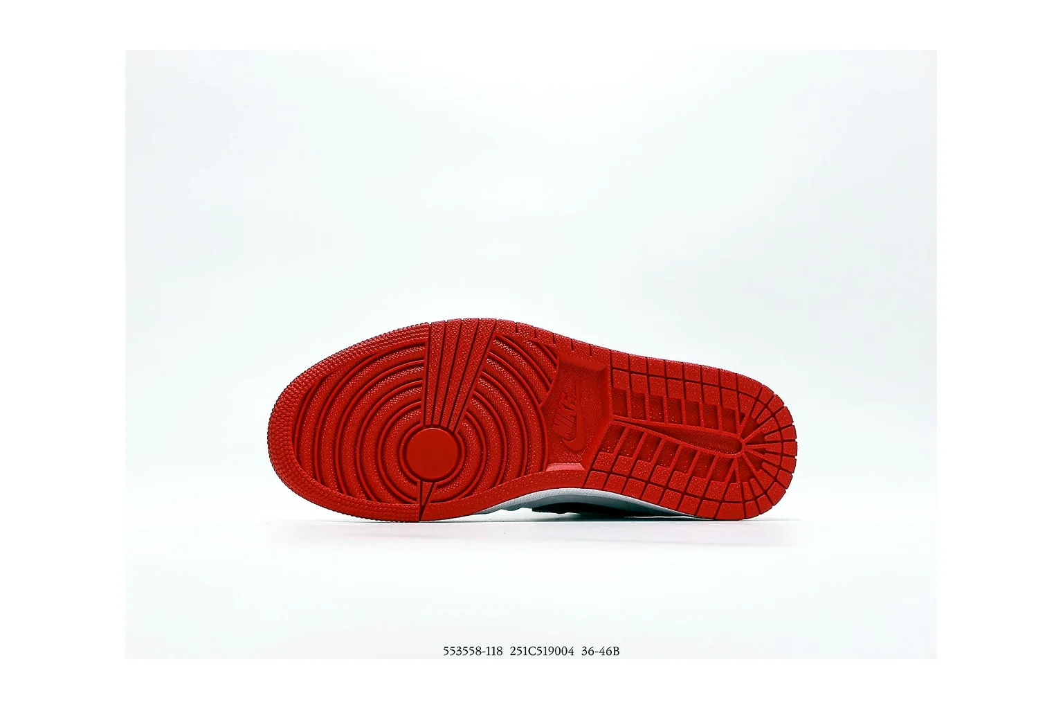 Jordan Air Jordan 1 Low White Red retro basketball low six photo view