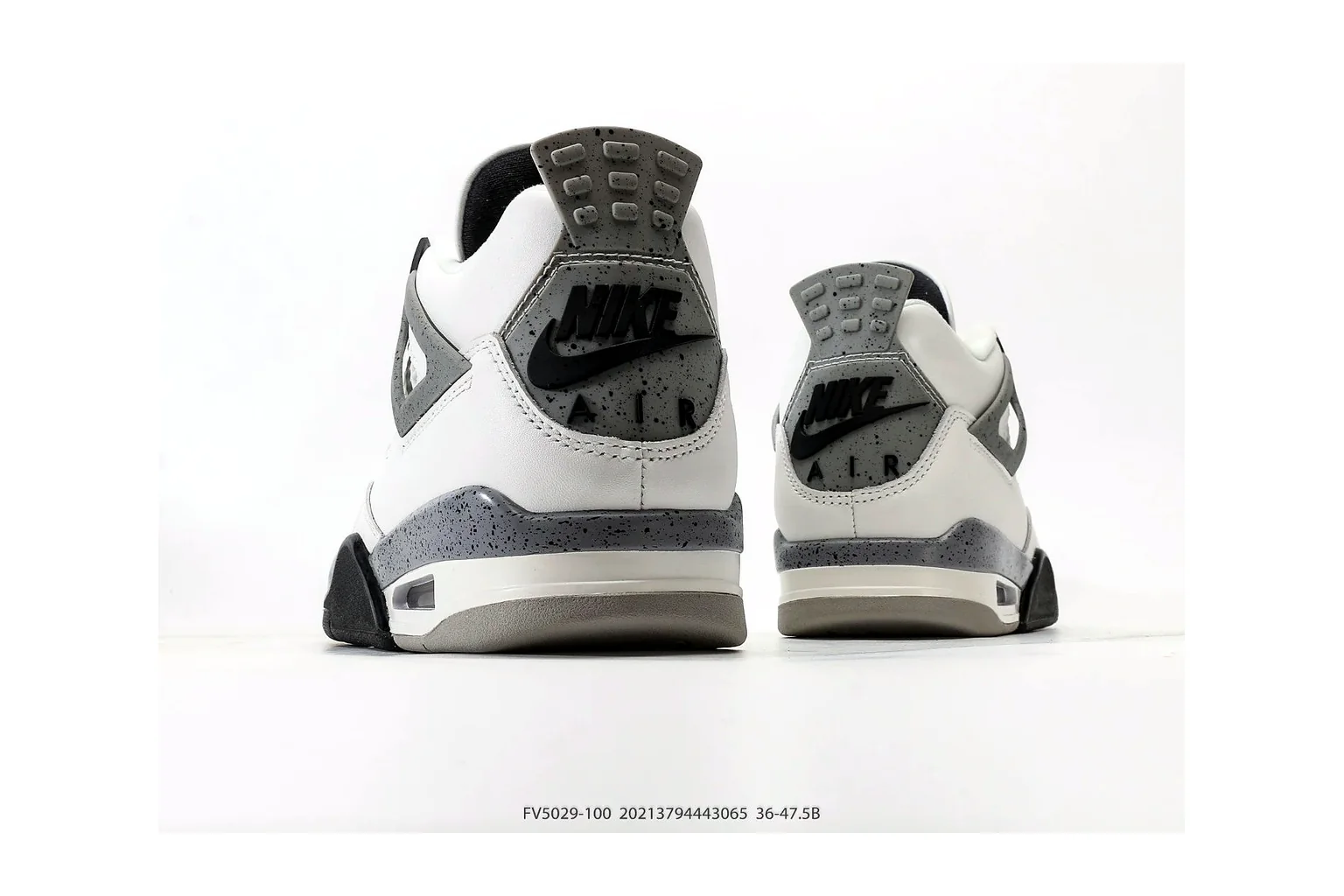 Jordan Air Jordan 4 White Cement retro basketball six photo view thumbnail 3