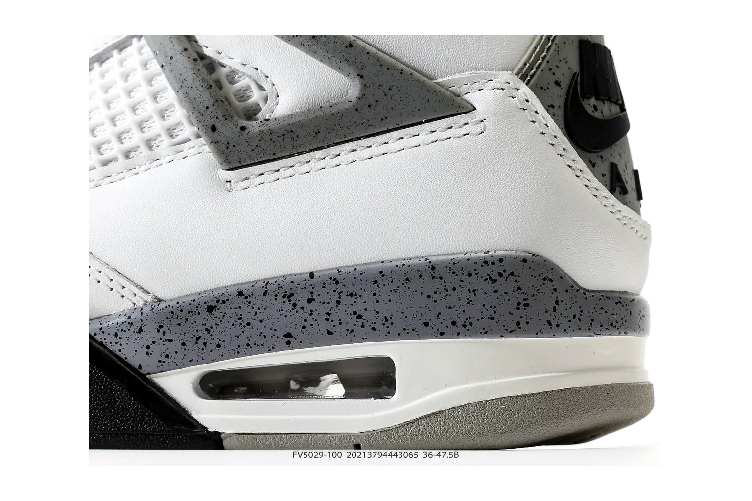 Jordan Air Jordan 4 White Cement retro basketball six photo view thumbnail 5