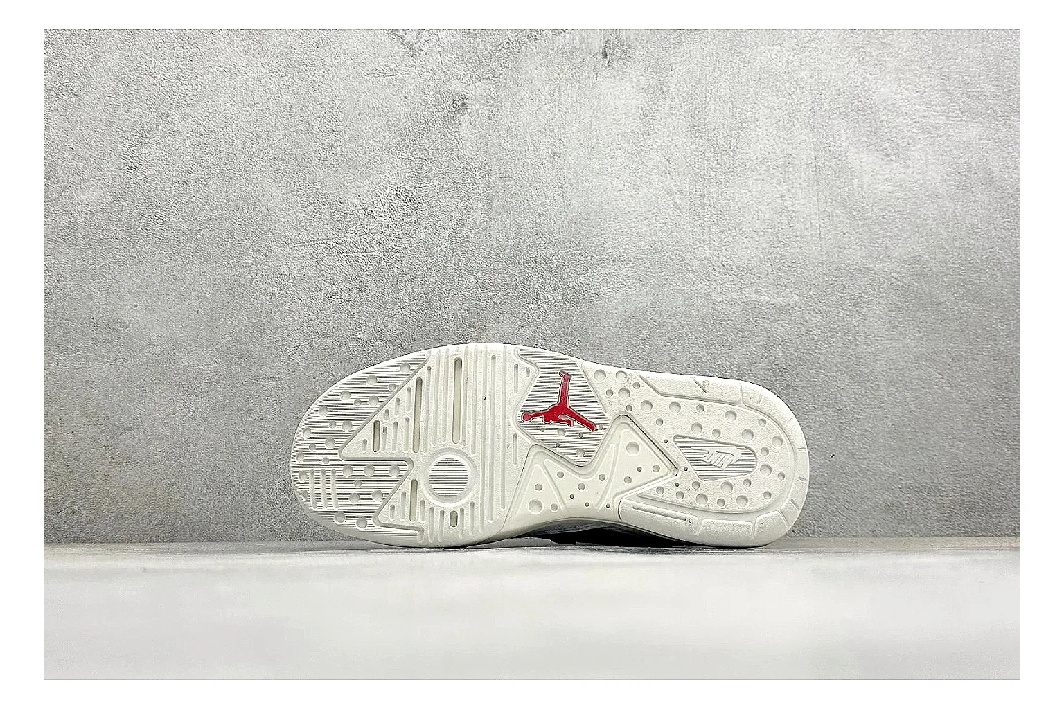 Jordan CMFT White Black comparison photo showing white and black layered court panels, red logo detail, low collar, and a clean contrast sole thumbnail 4