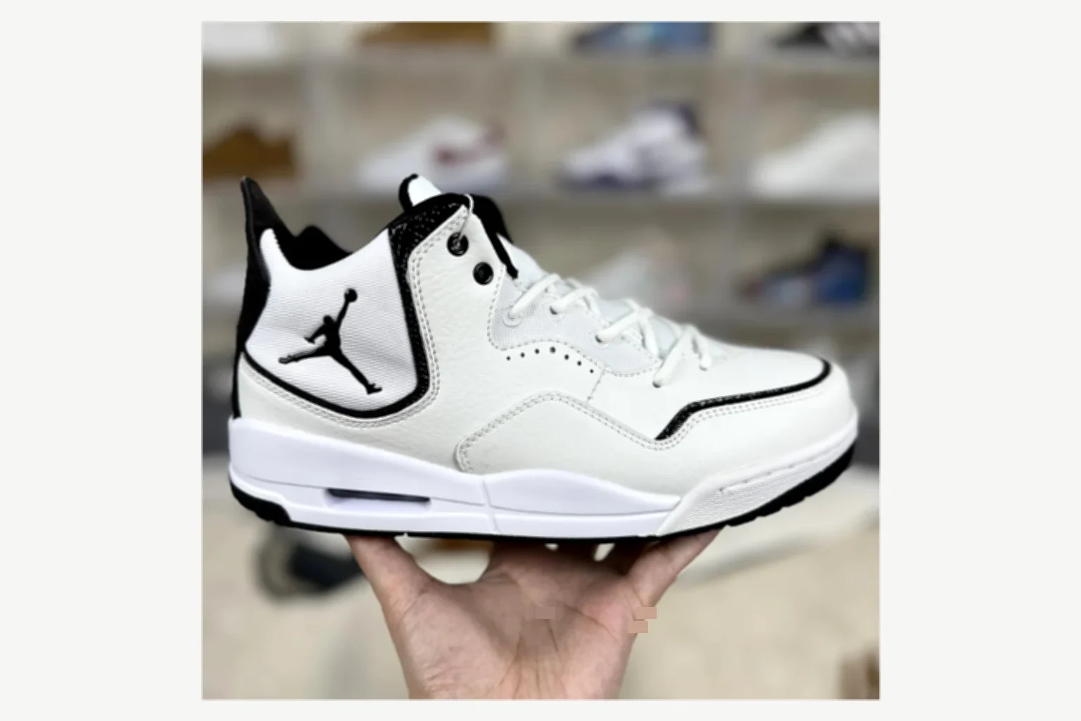 Jordan Courtside 23 Purple White Mid Top comparison proof image SKU 1194924481