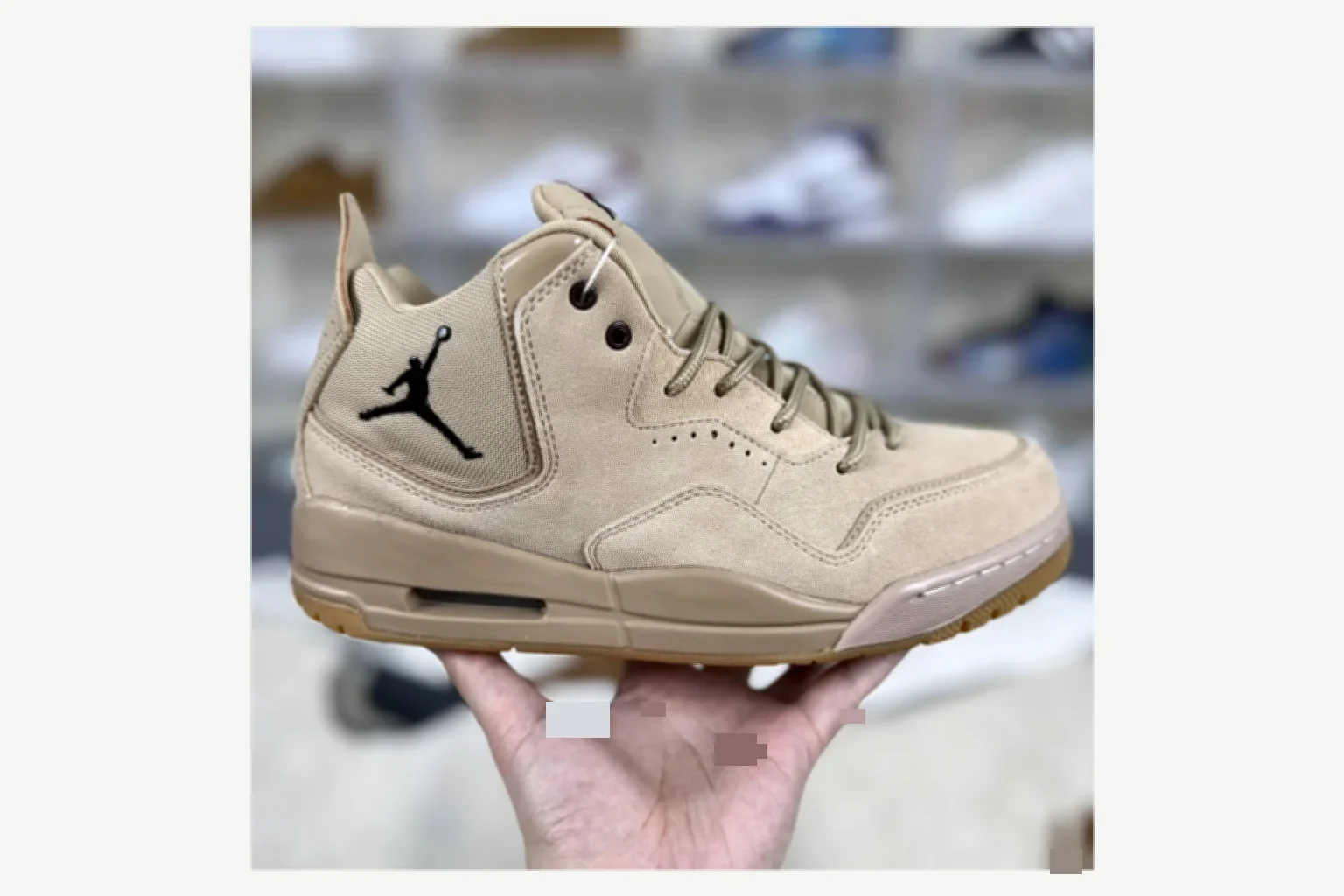 Jordan Courtside 23 Black White Mid Top comparison proof image SKU 1194924501