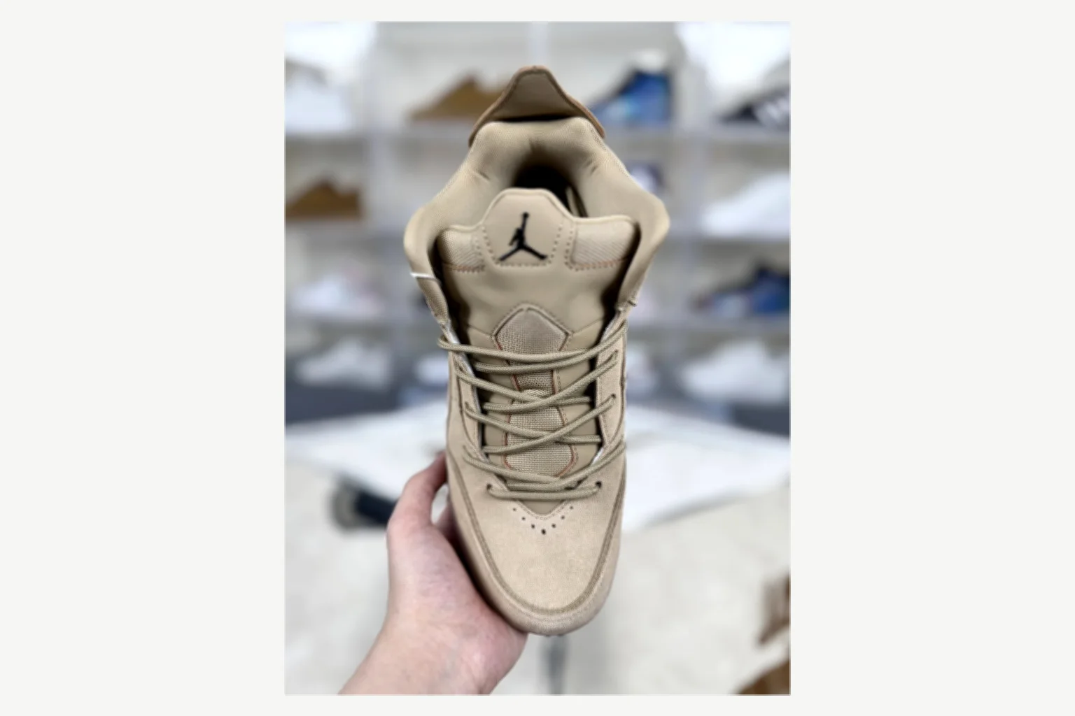 Jordan Courtside 23 Black White Mid Top comparison proof image SKU 1194924501 thumbnail 4
