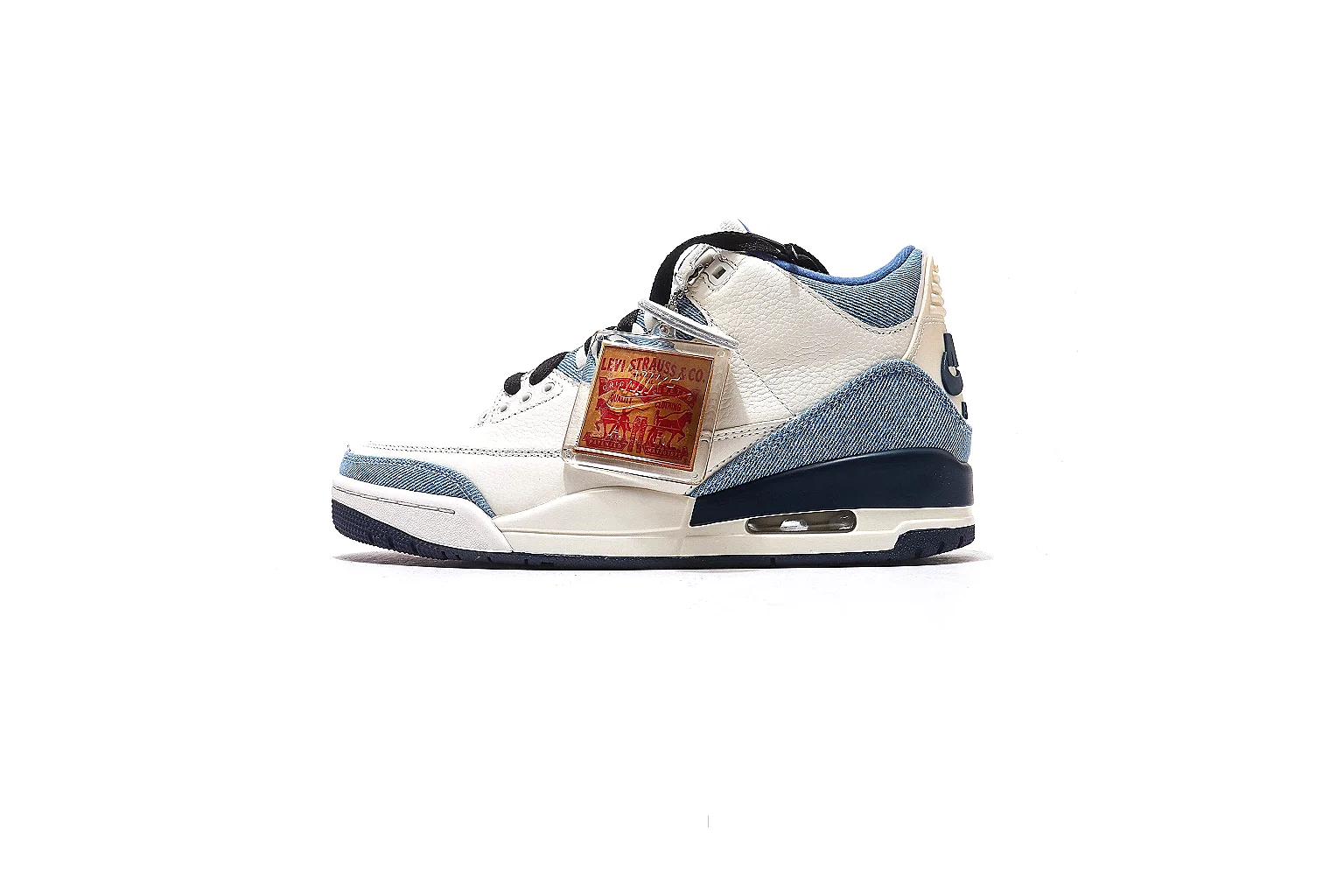 Jordan Jordan 4 style White Blue Orange 1106 comparison signal six-photo gallery thumbnail 2