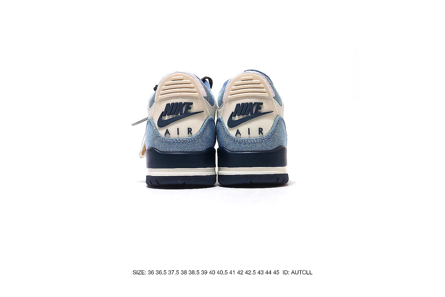 Jordan Jordan 4 style White Blue Orange 1106 comparison signal six-photo gallery thumbnail 4