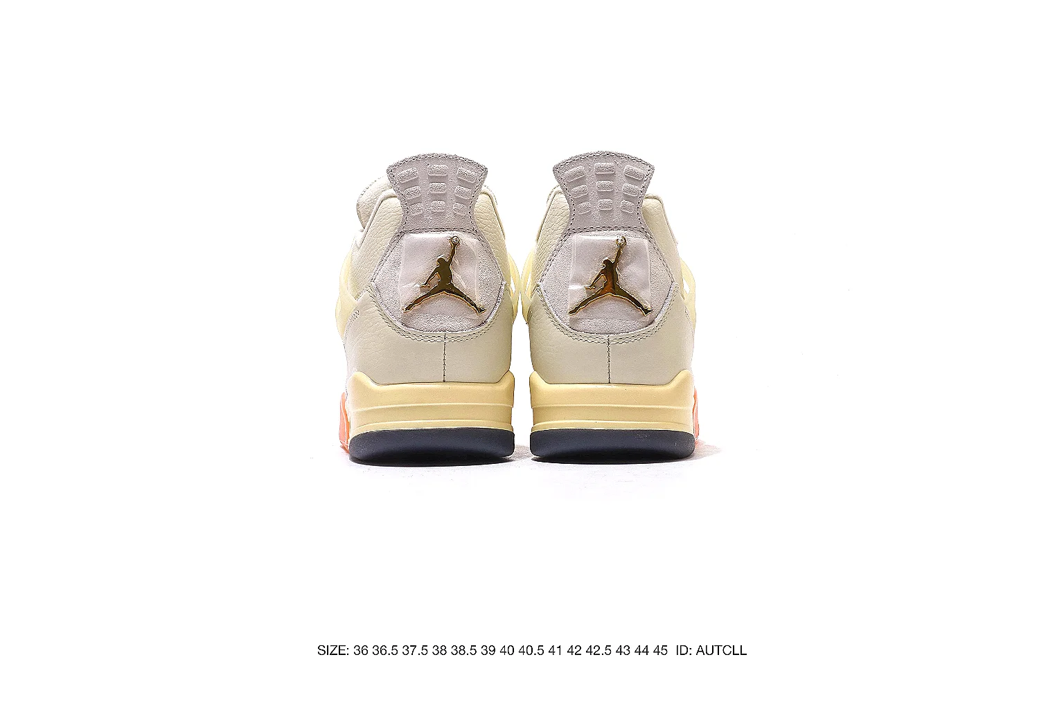 Jordan Jordan 4 style Cream Orange 1046 comparison signal six-photo gallery thumbnail 4