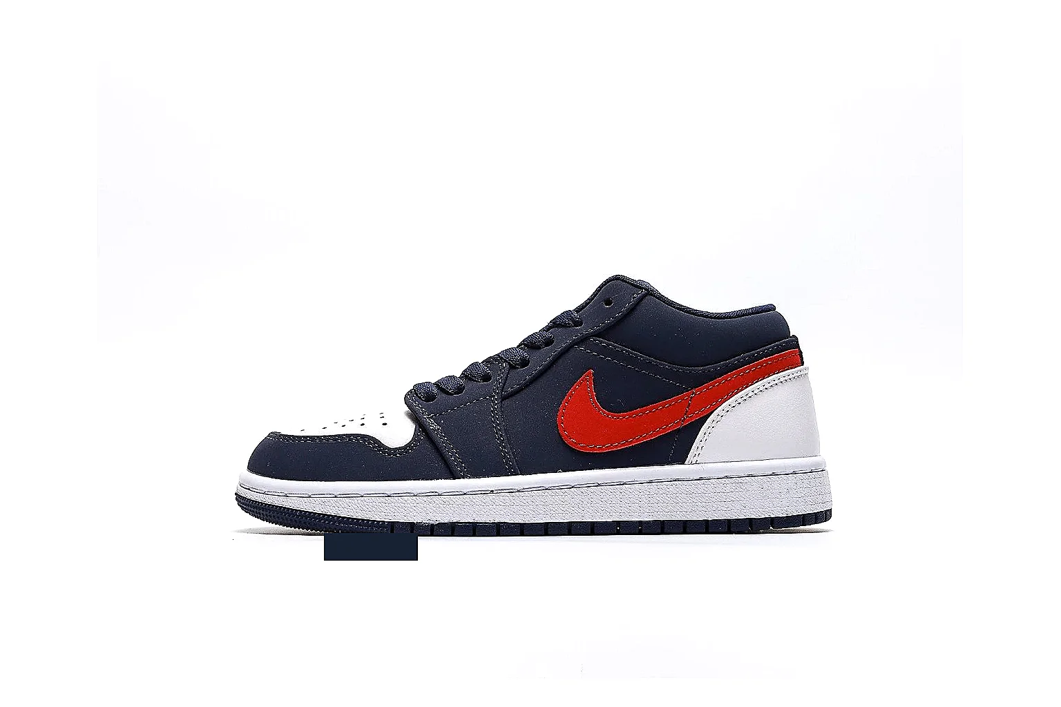 kakoscout.com Air Jordan Navy Red Jordan 1 Low 7547 Navy Red low-top product image