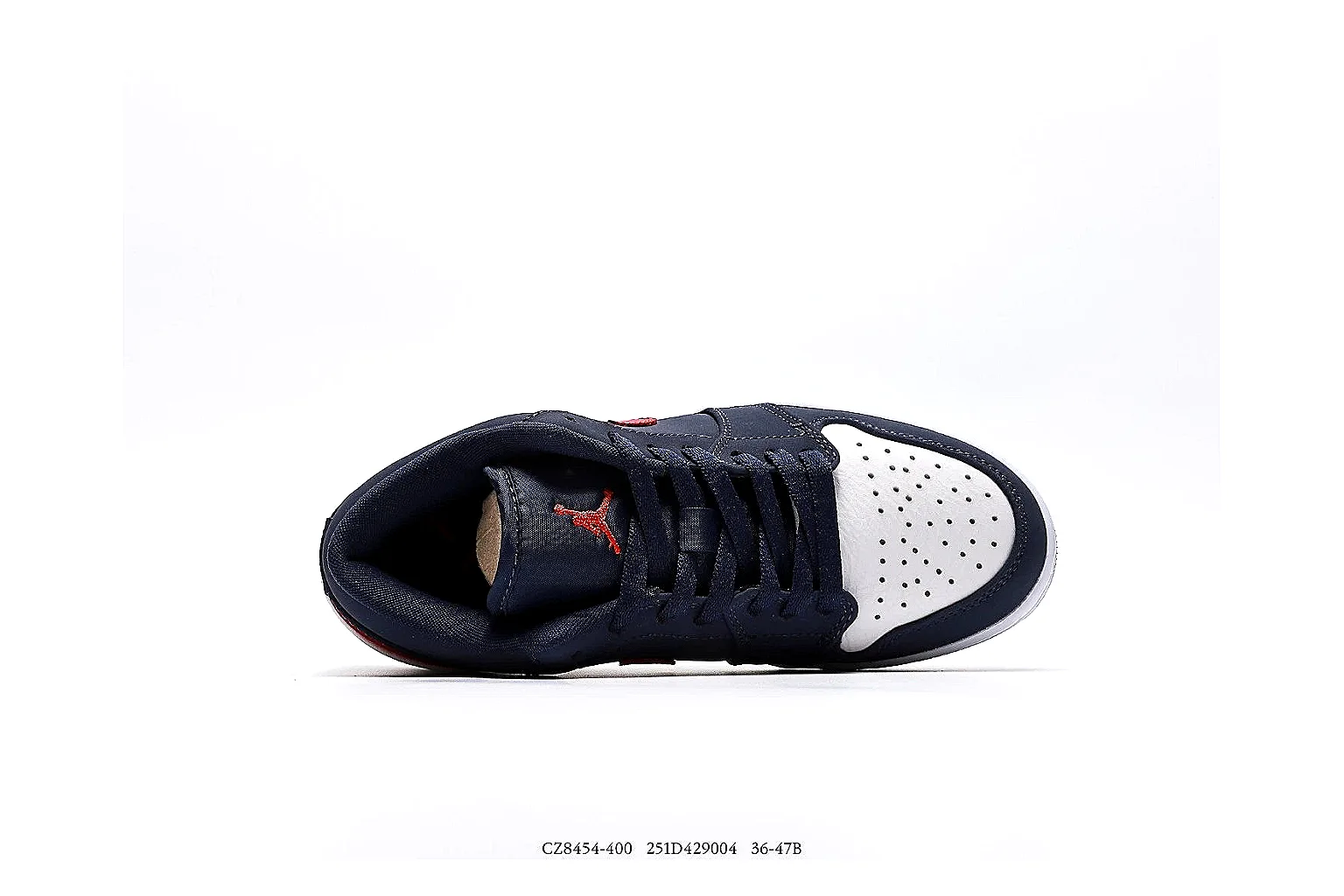 kakoscout.com Air Jordan Navy Red Jordan 1 Low 7547 Navy Red low-top product image thumbnail 2