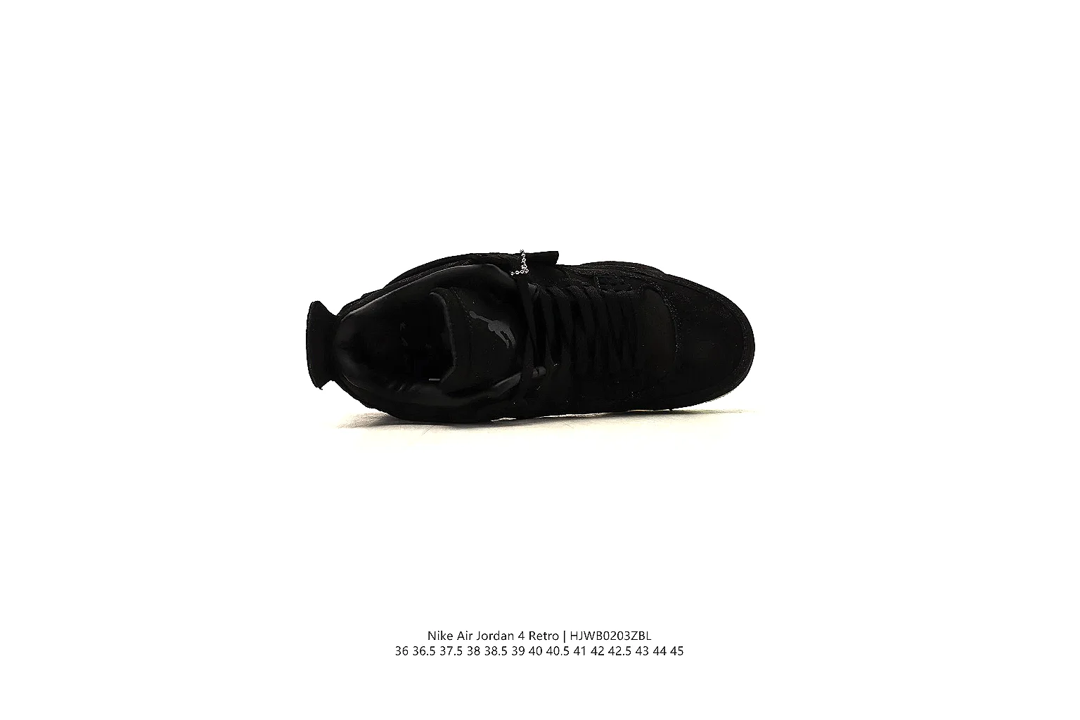 kakoscout.com Air Jordan Black Jordan 4 0354 Black mid-top product image thumbnail 3