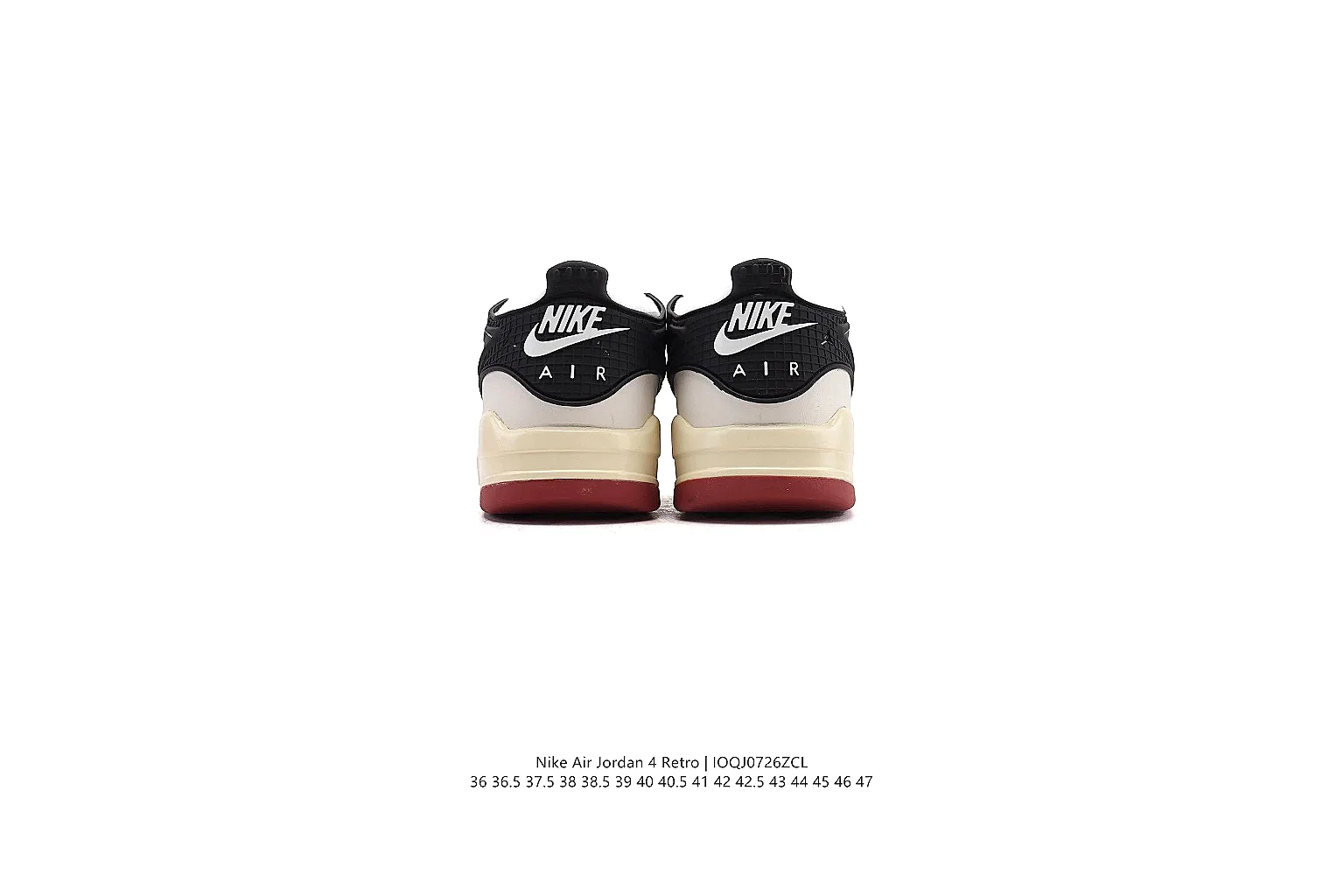 kakoscout.com Air Jordan Black Cream Jordan 4 1121 Black Cream mid-top product image thumbnail 4