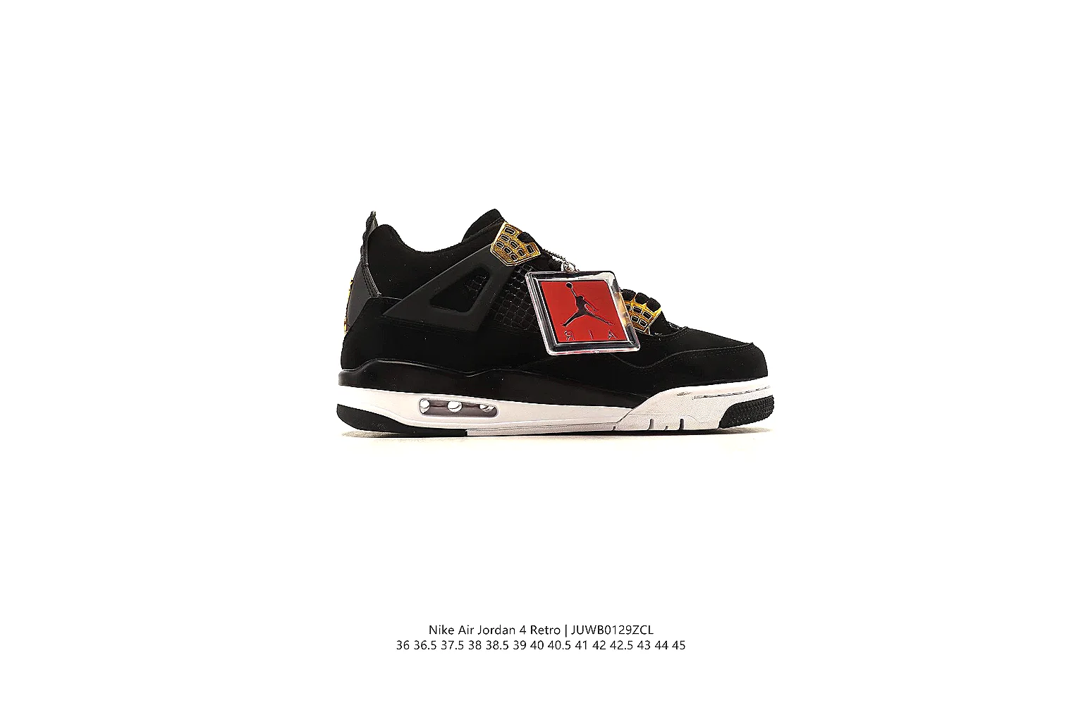kakoscout.com Air Jordan Black Gold Jordan 4 0304 Black Gold mid-top product image thumbnail 2