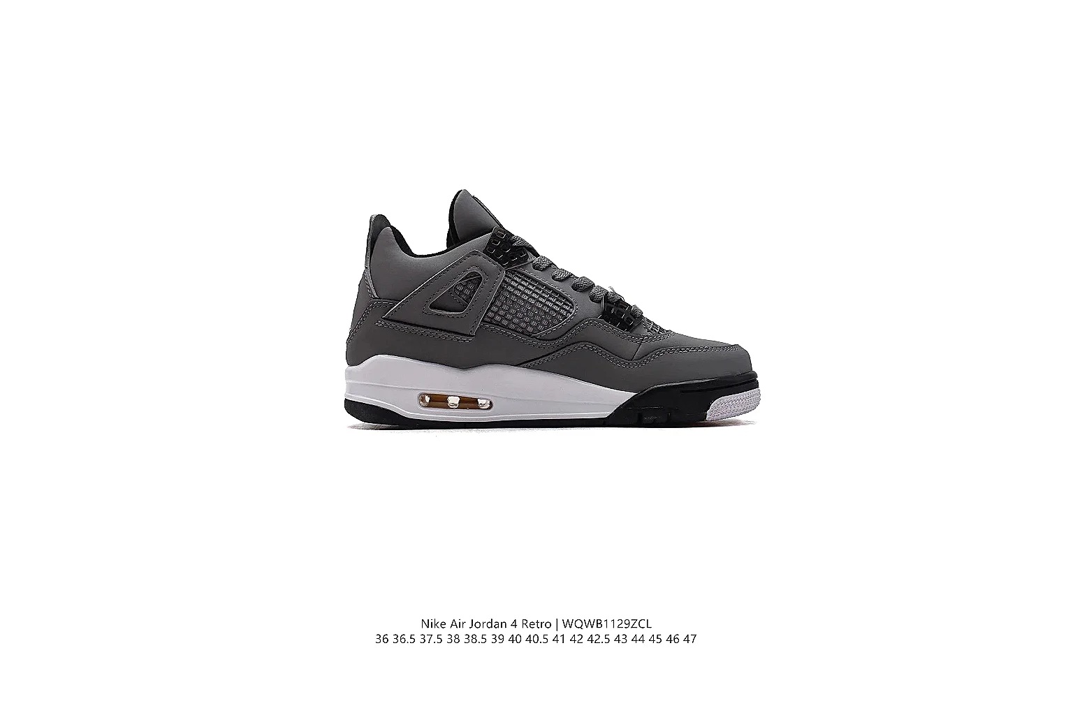 kakoscout.com Air Jordan Black Red Jordan 4 0328 Black Red mid-top product image thumbnail 2