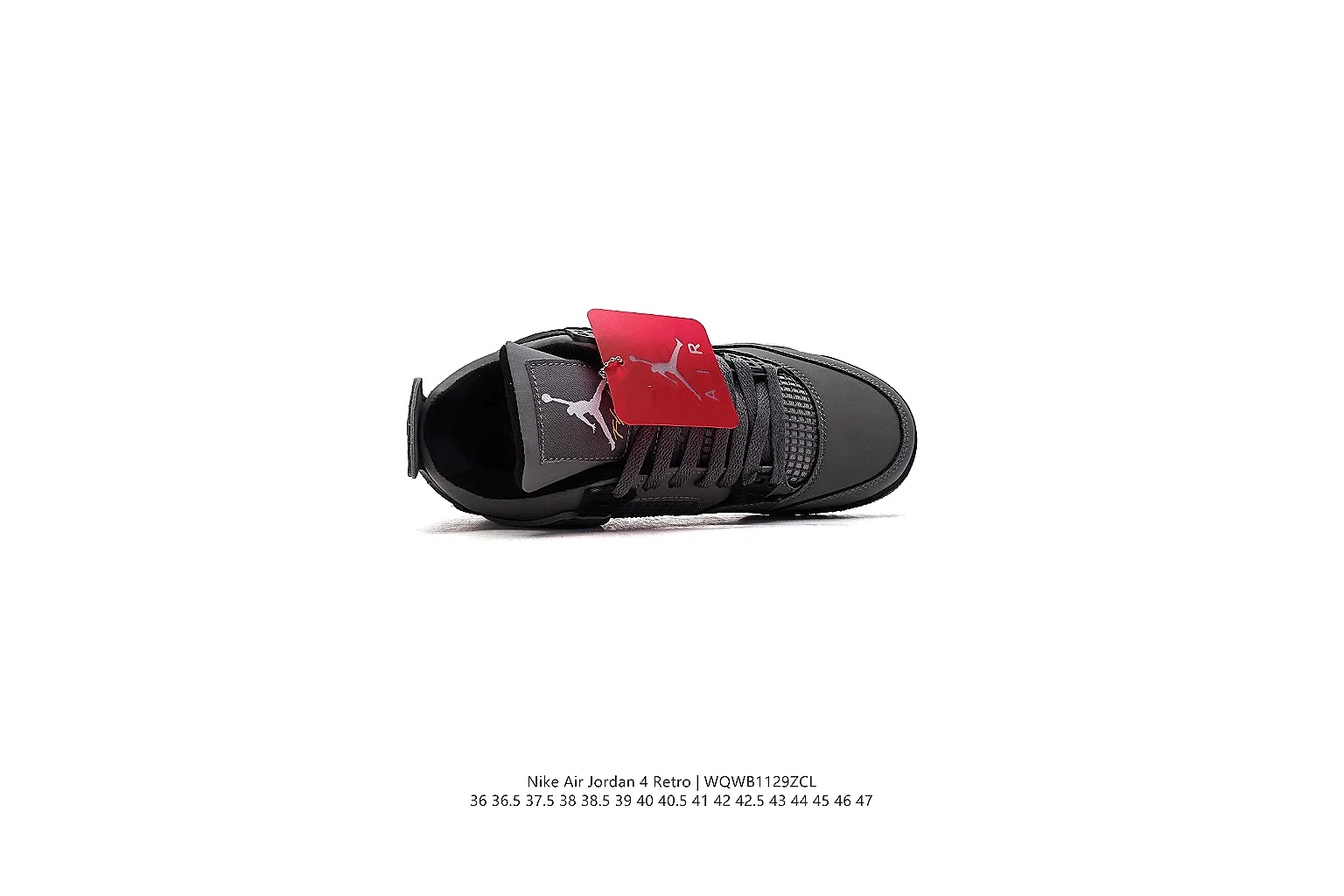 kakoscout.com Air Jordan Black Red Jordan 4 0328 Black Red mid-top product image thumbnail 3