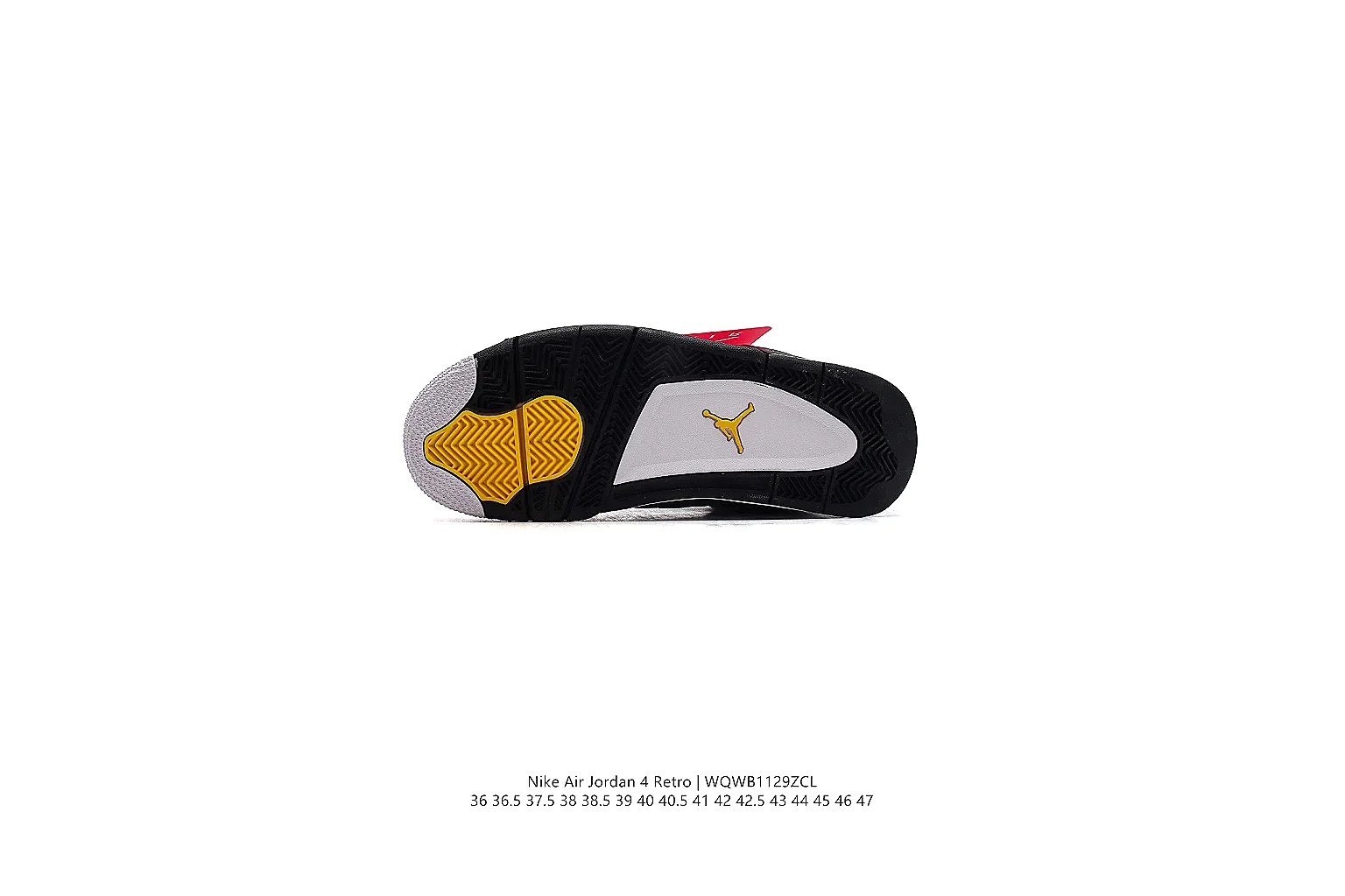 kakoscout.com Air Jordan Black Red Jordan 4 0328 Black Red mid-top product image thumbnail 5