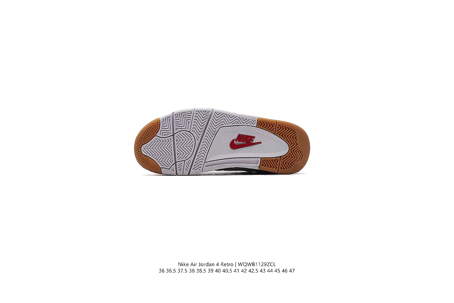 kakoscout.com Air Jordan White Green Jordan 4 0335 White Green mid-top product image thumbnail 5