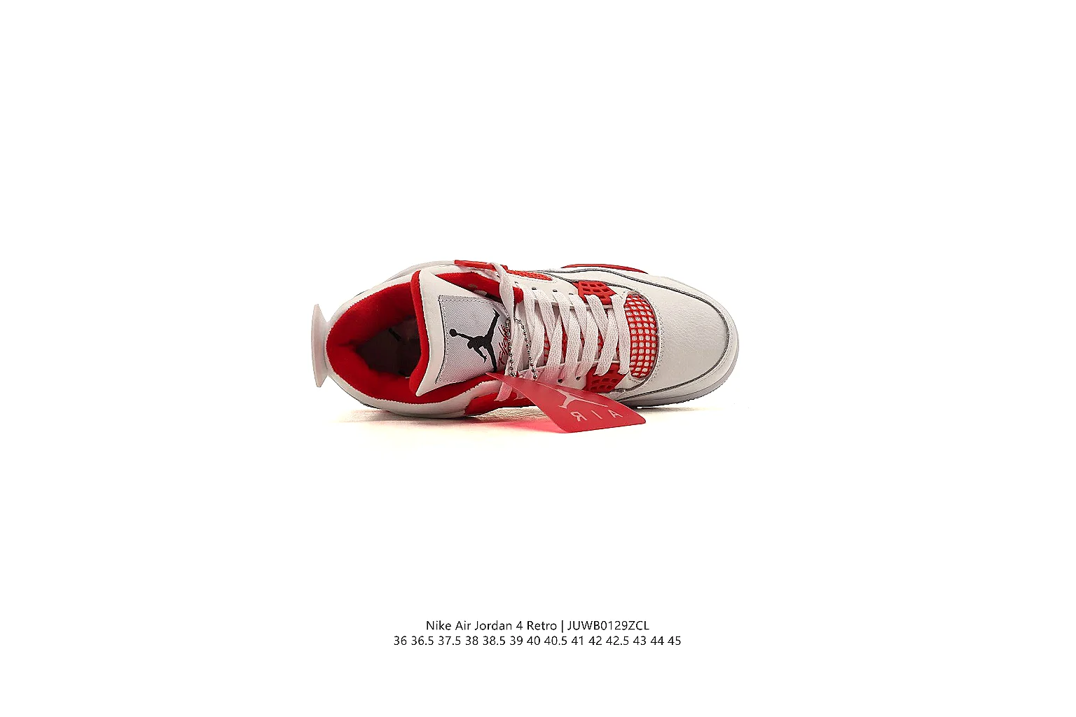 kakoscout.com Air Jordan White Red Jordan 4 0300 White Red mid-top product image thumbnail 3