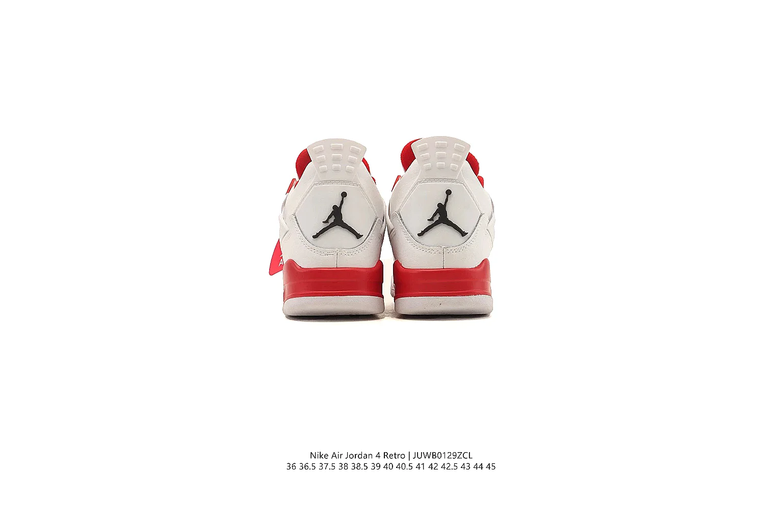 kakoscout.com Air Jordan White Red Jordan 4 0300 White Red mid-top product image thumbnail 4