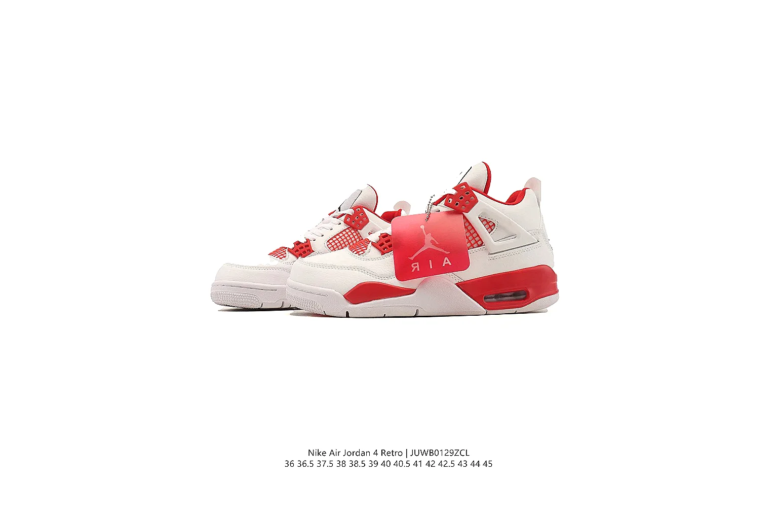 kakoscout.com Air Jordan White Red Jordan 4 0300 White Red mid-top product image thumbnail 6