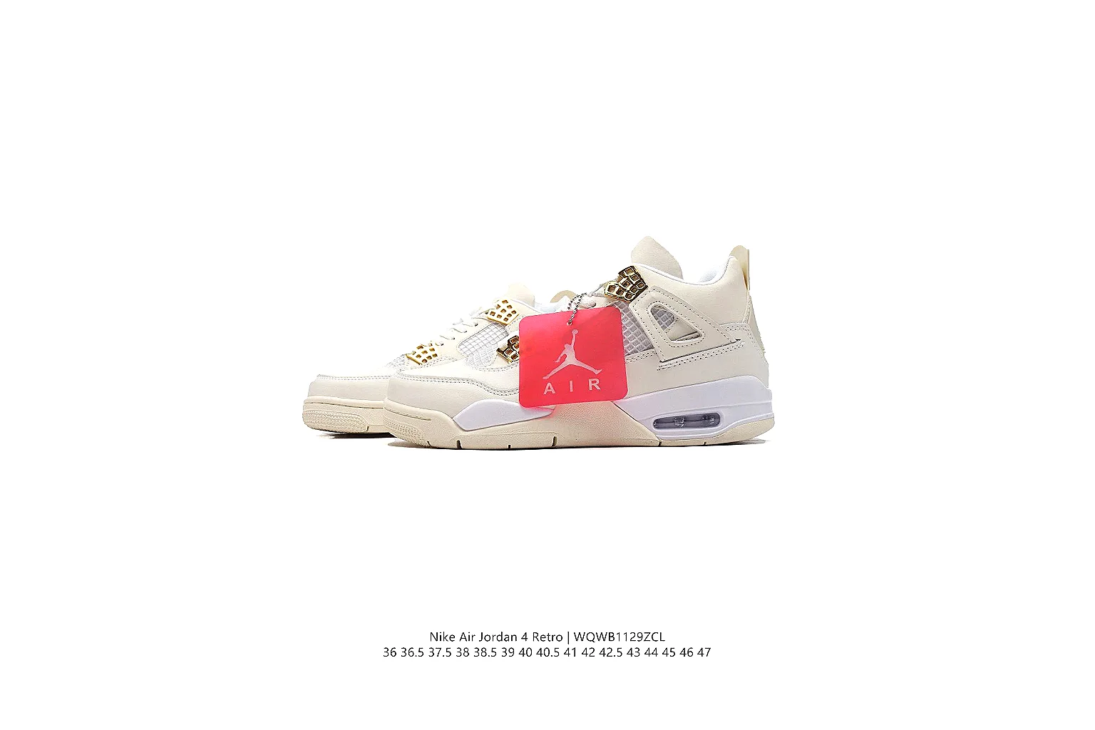 kakoscout.com Air Jordan White Red Jordan 4 0331 White Red mid-top product image thumbnail 6