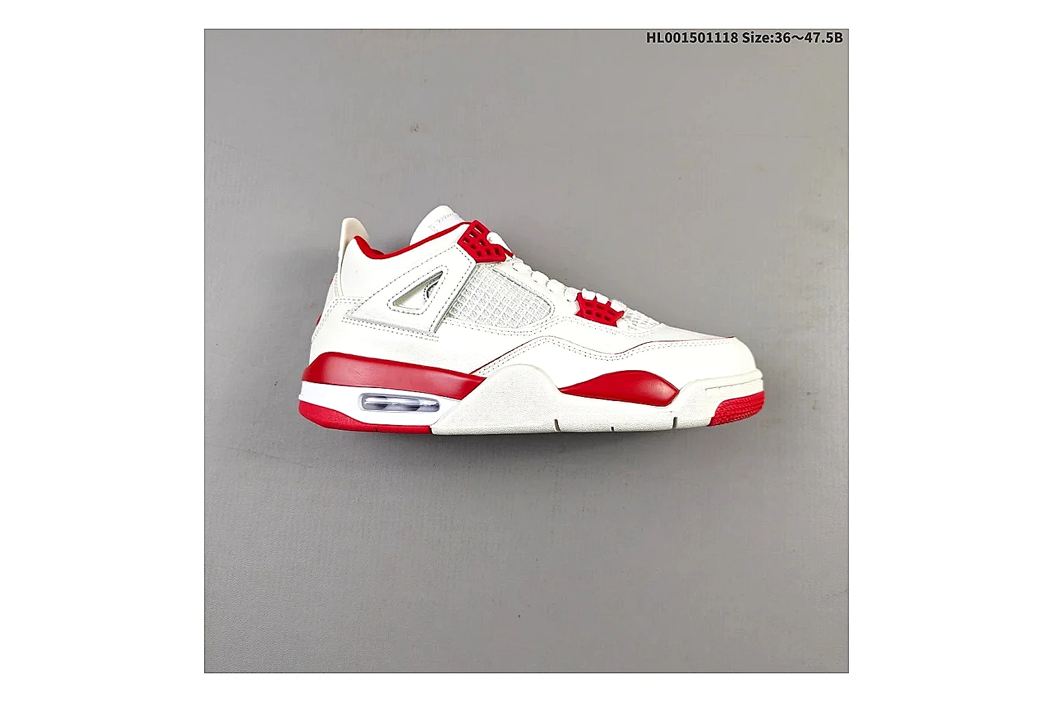 kakoscout.com Air Jordan White Red Jordan 4 9588 White Red mid-top product image